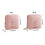 Stylish Soft Plush Lined Jewelry Pouch-Pink Double layer 5