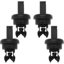 Bevestigingsclips voor de hoedenplank van de Nissan Qashqai, zwarte nylon, eenvoudig te gebruiken, slijtvast, bestand tegen breken of scheuren,