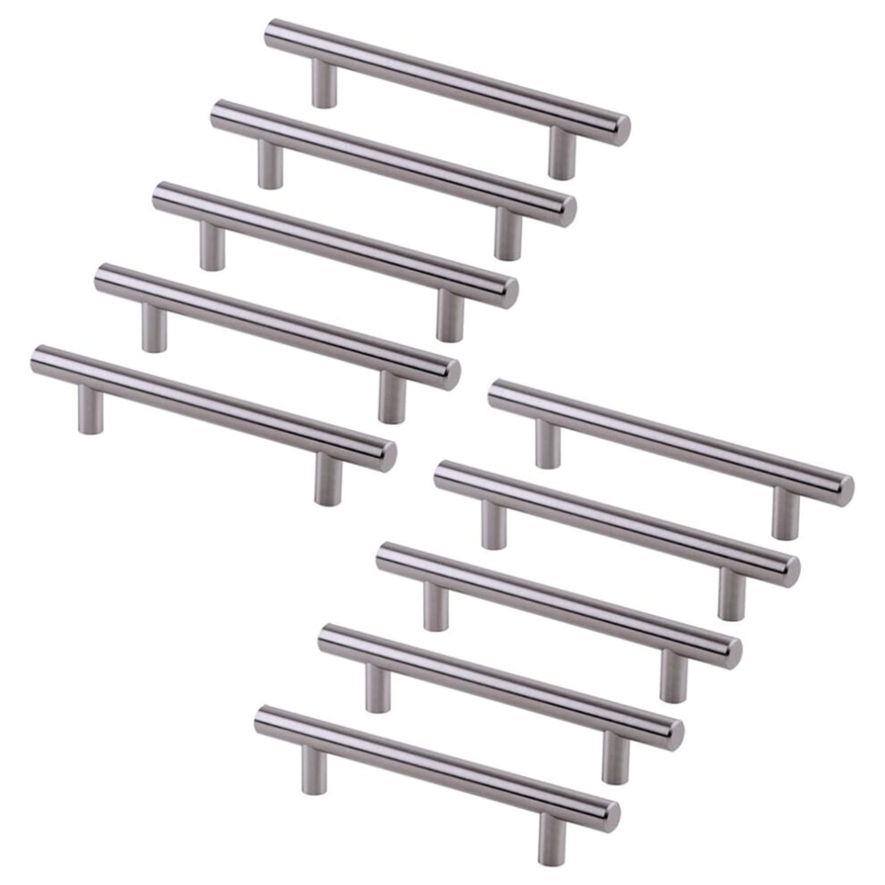 Stylish Euro T Bar Pulls, Brushed Nickel Cabinet Hardware For Seamless Kitchen Drawer Updates, Satin Nickel Cabinet Pulls For A Timeless Appeal 9554910060759