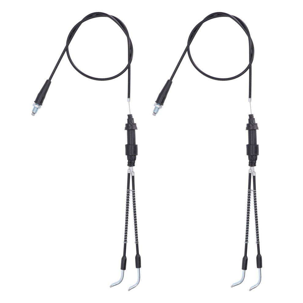 Sturdy Wear Resistant Throttle Cable Long Service Life Reliable Performance Metal Vinyl Compact Lightweight Durable Smooth Operation Restores Black 9139052779556