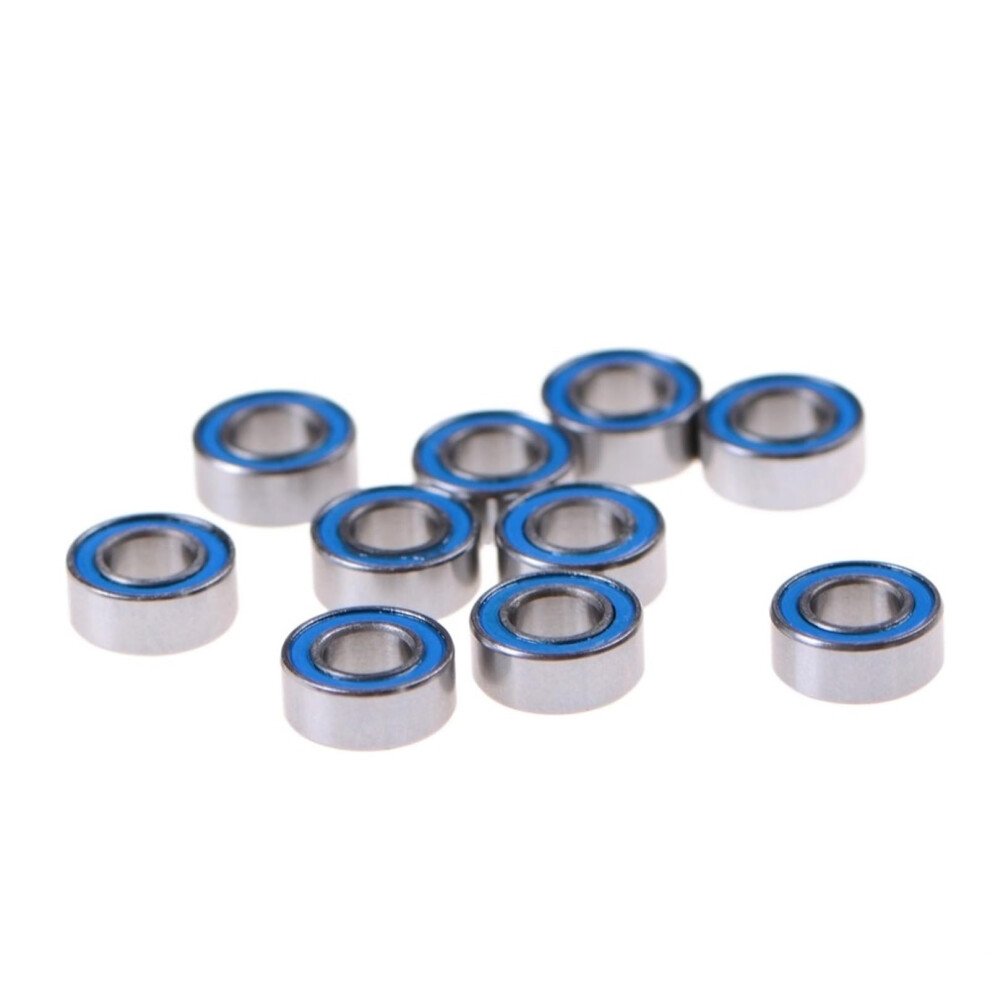 Bimetal Seal Shield Micro Deep Groove Bearing 10Pcs Mr1052rs 5X10x4mm Metal Miniature Ball Bearings Rubber Sealed Ball Bearing 9365049434706
