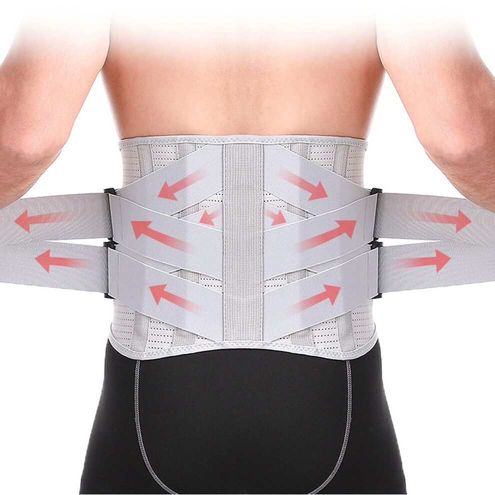 Back Support Belt with Adjustable Straps â Pain Relief, Lumbar Support, Size M/M