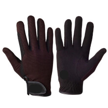 Riding gloves for women, breathable, lightweight, with a comfortable grip, L Coffee.
