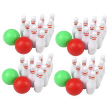 Bowling Model Toy Home Decor Kids Sports Toy Bowling for Toddlers Dollhouse Table Mini Bowling Game Miniature Bowling Balls Toddler Bowling 2
