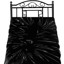Waterproof Oil Resistant Black Bedding for Adult Massage SPA Water Spray Wet Body Pad, Oil Massage Spa 220mm x 130mm