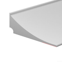 Flexible Silicone Sealing Strip for Bath Edges and Kitchen Sinks, Easy Cut Water Barrier, 4 cm Wide and 1.5 cm (1 Meter)