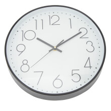 Zeitgenössische, geräuschlose Wanduhr (30 cm), geräuschloses Uhrwerk für eine ruhige Umgebung, modernes Design wertet jeden Raum auf