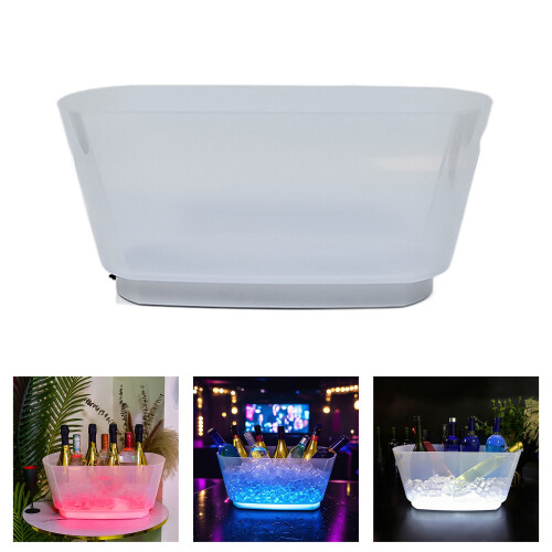 Color Changing LED Lights Up Ice Coolers with Double Handle for 1