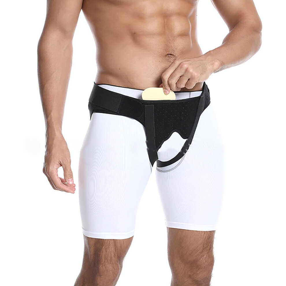 Adult Hernia Belt, Support Truss for Men Post Surgery Men's Inguinal Hernia Support Truss for Inguinal Hernia Belt (Size: M)
