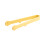 Kitchen Essential Silicone Cats Paws Design Tongs-Yellow 1