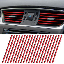 DIY-Lüftungsauslassblende für Autos, wasser- und staubdichtes Chrom-PVC-Material, leuchtende Farbe für eine individuelle Gestaltung des