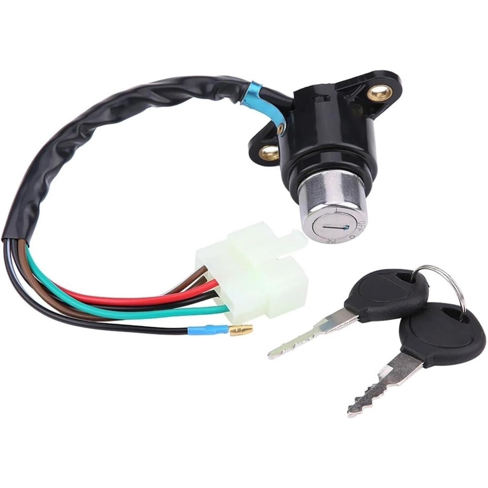 Key Switch Motorcycle Ignition Lock, 25 Cm Wire, Plastic Ignition Lock Cylinder For Cb/Cm 400/450 Cb400 Cb450 Cm400 Cm450 Motorcycle Ignition 9365049435963