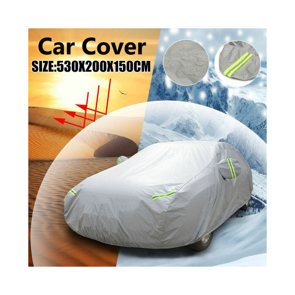 Vehicle Cover 4 Extreme Weather Protection, Breathable Oxford Tarpaulin Cover W/ Anti-Aging Durable Material 4 Hatchbacks (Fire Resistant 9139052734838
