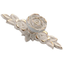 Vintage rozen kastknopset, elegante ladehandgrepen, retro meubelbeslag, decoratieve kastknoppen in Europese stijl voor dressoir, kaptafel en kast.