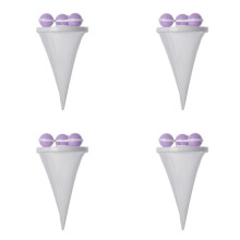 4Pcs Laundry Hair Flitering Mesh Remover for Trap Debris-Purple