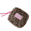 Leopard Print Plush Small Organizer Sanitary Pad Holder-brown 1