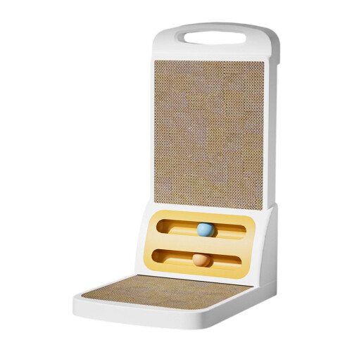 Replaceable Parts Cats Scratching Board L Shape Heavy-Yellow