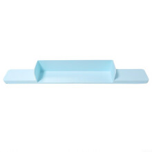 Silicone splash guard with suction cup, for daily use in homes (blue)