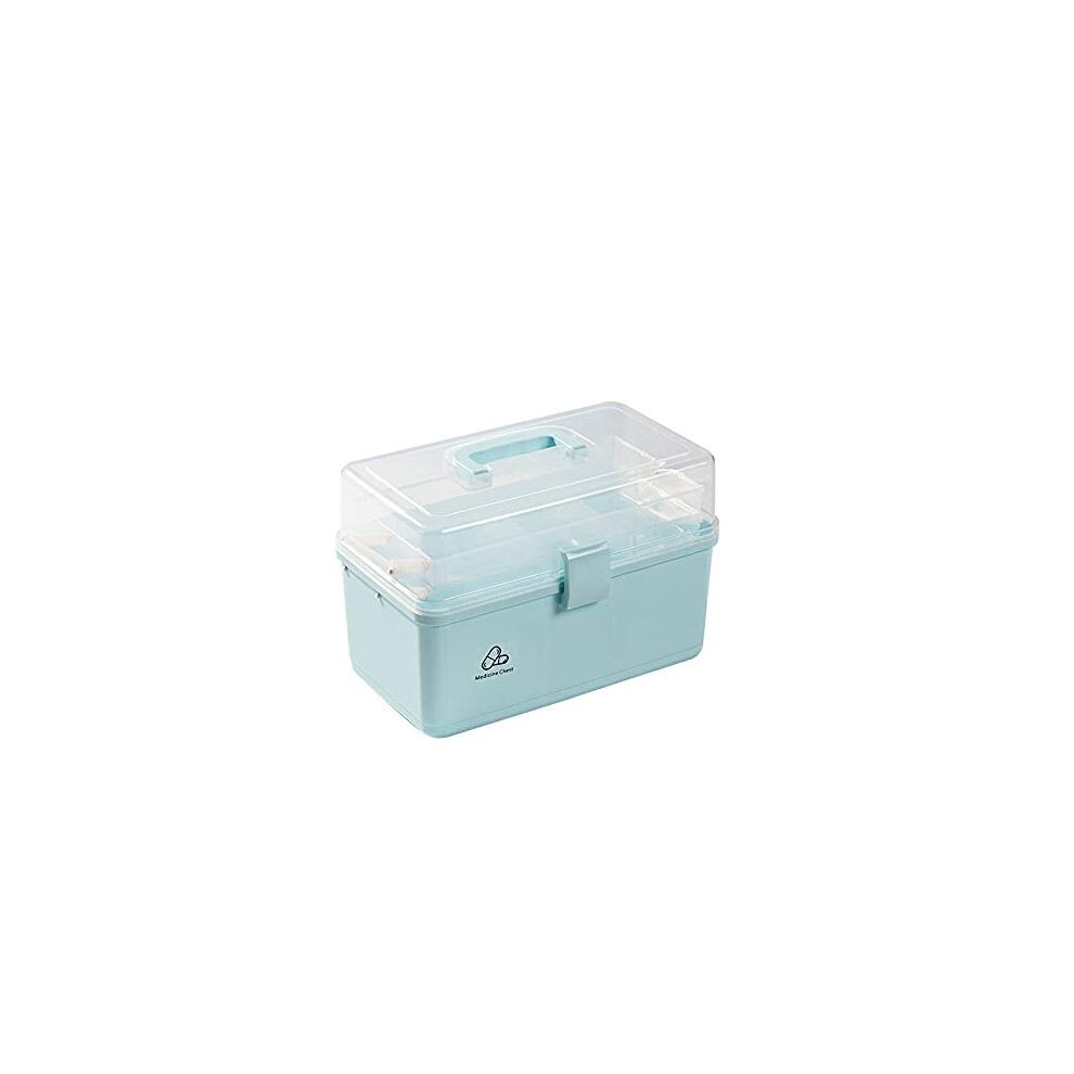 Red First Aid Kit, Family First Aid Medicine Kit, Portable Organizer (Red)