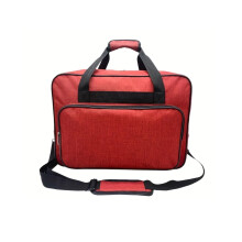 Sewing machine carrying bag, universal sewing machine bag with shoulder strap, compatible with most standard sewing machines (Red) Red