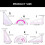 Patchwork Linear Multifunctional Plastic Quilt Ruler Measuring Tool for Sewing and Quilting Projects P1030 3