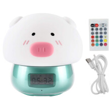 Lampada con simulazione dell'alba, facile da configurare per doppie sveglie e comoda funzione snooze.
