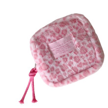 Elegante kleine Plüsch-Aufbewahrungstasche mit-Rosa