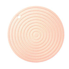 Round Silicone Placemats Rose – HeatResistant and NonSlip Coasters for Bowls, Dishes, and Pots – EasyCare Insulating Material for Dining Tables