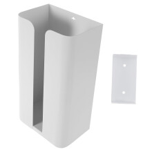 Wandgemonteerde tissuehouder met sterke magnetische voet, multifunctionele organizer voor wegwerphandschoenen en wasverzachterdoekjes, veelzijdige