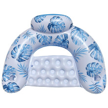 Pool Floats, Inflating Mattress, Soft Comfort Inflatable Design, Lightweight Stable Floatation with Cup Holder