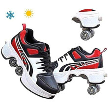 Automatic hiking shoes, invisible belt pulley shoes, ice skates, roller skates, C42.