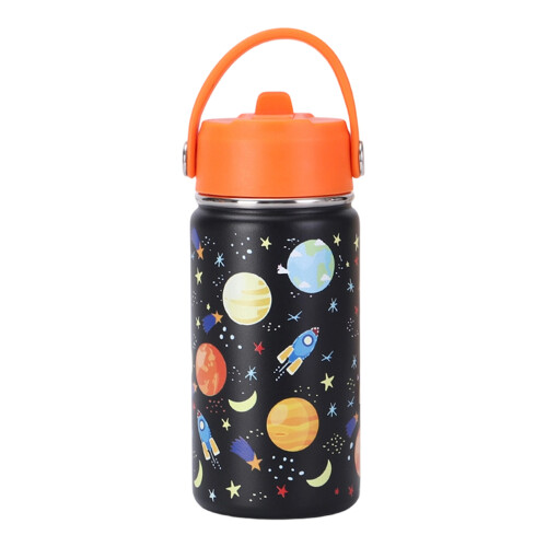 Thermo-Edelstahl-Wasserbecher mit Cartoon-Griff, Strohbecher-3