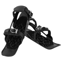 Mini Ski Skates, Versatile Snow Skateboard Shoe, One Size, Outdoor Ski Boot, Short Snowskates with Adjustable Straps, Snowblades Bindings for