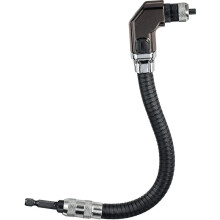 Cacciavite flessibile con adattatore ad angolo retto, economico e veloce per spazi ristretti.