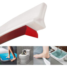 Selbstklebendes Silikon, faltbare wasserdichte Barriere für Nass- und Trockenbereiche, einfach zu installierender Dichtungsstreifen für
