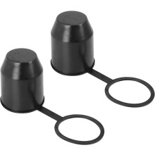 Cubierta para bola de remolque para coche, camión, barco, material plástico de alta calidad, protección de la barra de tiro, fácil de instalar,