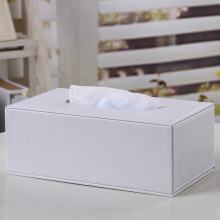 Tissuehouder van PU-leer, modern minimalistisch design met waterdicht oppervlak, gemakkelijk schoon te maken kunstleer voor een stijlvolle decoratie