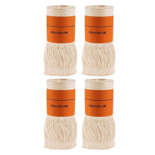 4 PC Oil Lamp Wicks Orange Cream 9.5 x 18 cm for Kerosene Heater, Indoor Use, Wicks for Kerosene Heating