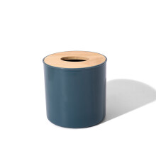 Stijlvolle tissueboxhoes, decoratieve rechthoekige tissuehouder, elegant bamboemateriaal, compacte moderne dispenser, duurzaam en waterbestendig