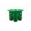 Pot de pépinière biodégradable soutenant les-7 trous 6,5x4cm 1