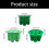 Pot de pépinière biodégradable soutenant les-7 trous 6,5x4cm 3