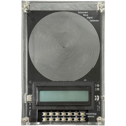Adjustable frequency generator, 7.83 Hz sine wave with TypeC power interface, 0.01 Hz  100000 Hz range 1