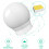 Multi-function Makeup Mirror Lamp with Adjustable LED Light, 3 Color Temperature Options Touch Sensor Rechargeable for Bedroom Wardrobe Makeup Room, L 4