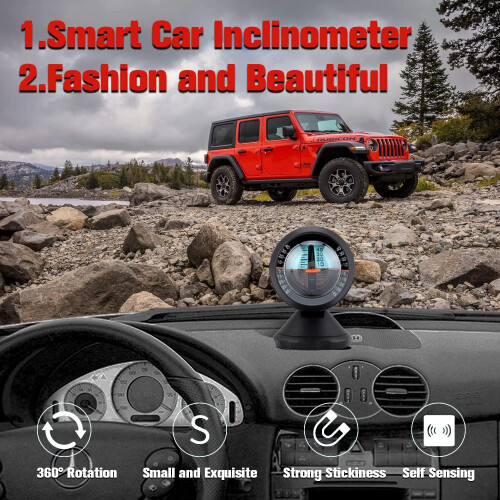 Inclinometer4Cars, όργανο οδικής ασφάλειας από πλαστικό υψηλής ποιότητας, ευαίσθητος 2