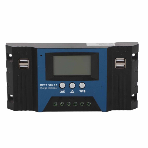 Έξοδος MPPT USB Ηλιακός ελεγκτής Οθόνη LCD Έλεγχος φόρτισης PWM Υψηλής απόδοσης Διπλό MOS