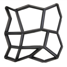 9Grid 36 cm Garden Paving Mould, Concrete Walkway Mould, DIY Cement Brick Stone Road Path Mould, Floor Paving Formwork Mould