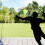 Badminton training set for selfstudy outdoors, 4m 6 balls 3