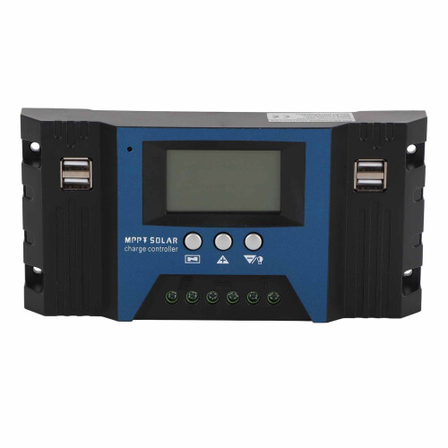 Έξοδος MPPT USB Ηλιακός ελεγκτής Οθόνη LCD Έλεγχος φόρτισης PWM Υψηλής απόδοσης Διπλό MOS