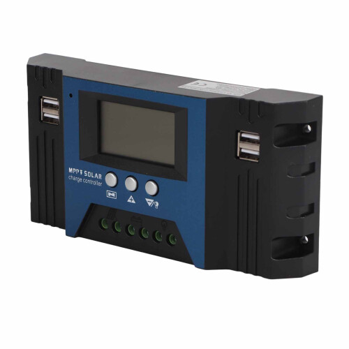 Έξοδος MPPT USB Ηλιακός ελεγκτής Οθόνη LCD Έλεγχος φόρτισης PWM Υψηλής απόδοσης Διπλό MOS 2