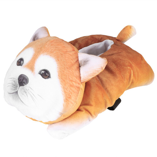 Μαξιλάρι σκύλου Corgi από βελούδο, χαριτωμένο σχέδιο με άνετο ύφασμα, ιδανικό για 2